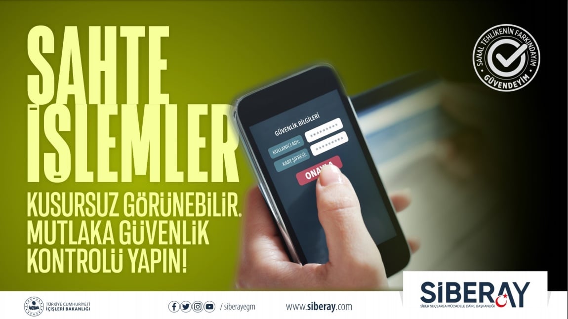 SİBERAY'DAN UYARILAR