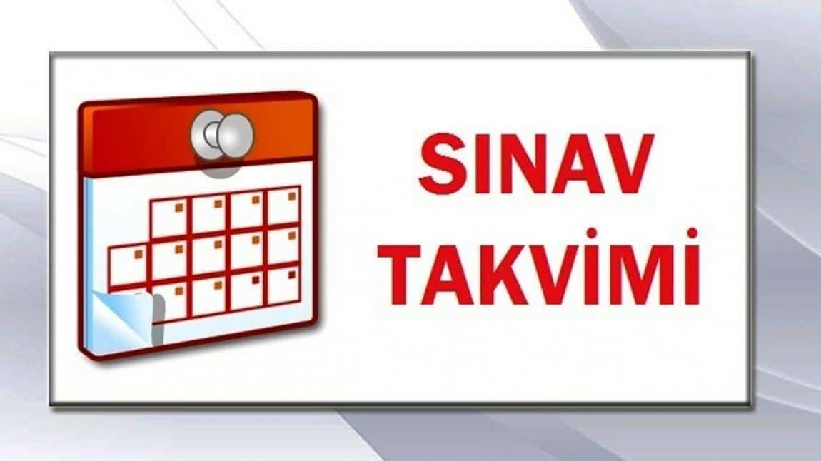 2. DÖNEM 2. SINAV TAKVİMİ 